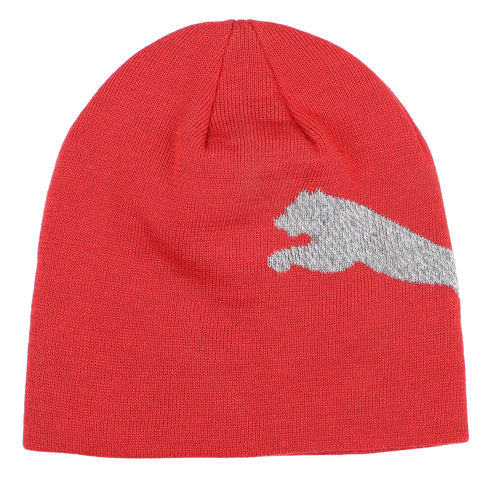

PUMA - Шапка Ess Logo Beanie – High Risk Red-Big Cat –, Красный