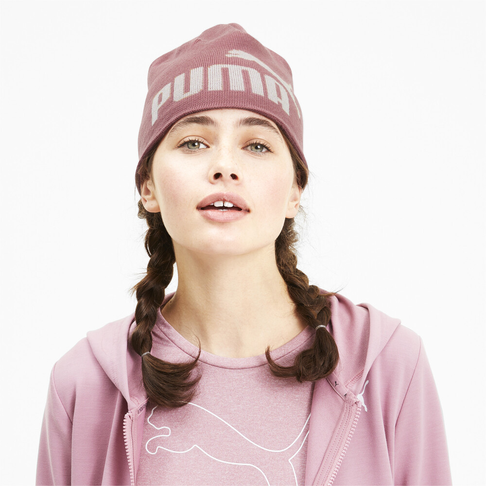 

PUMA - Шапка Ess Logo Beanie – Foxglove-NO 1 –, Розовый