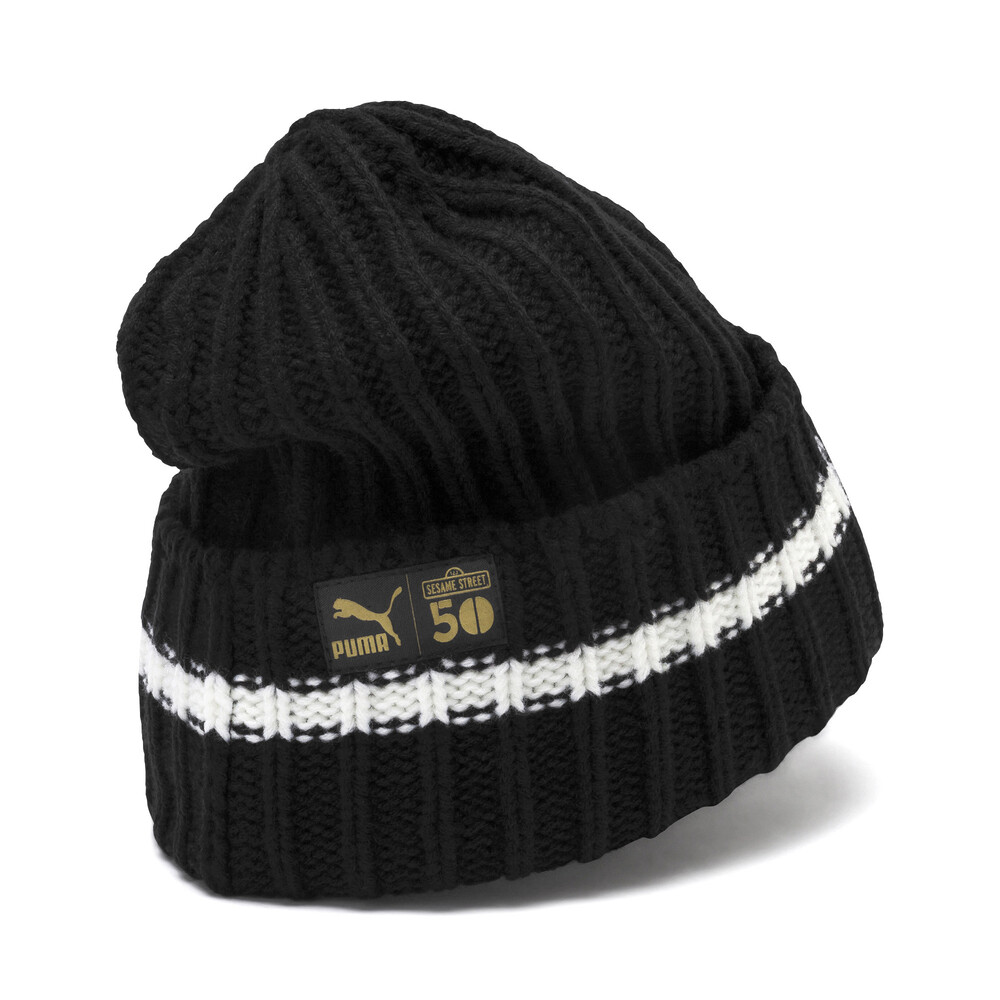 

PUMA - Детская шапка Sesame Street Beanie – Puma Black –, Черный