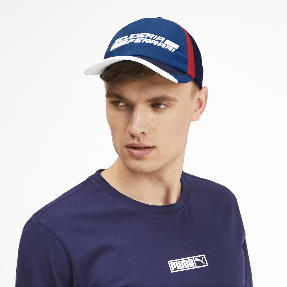 PUMA - male - Кепка SF Fanwear St Cap – Galaxy Blue-Rosso Corsa – OSFA