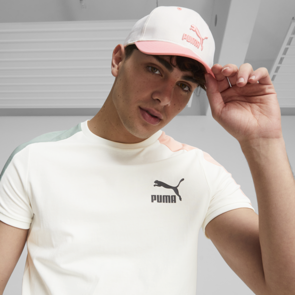 Archive Logo Baseball Cap, Warm White-Peach Smoothie, large-ZAF