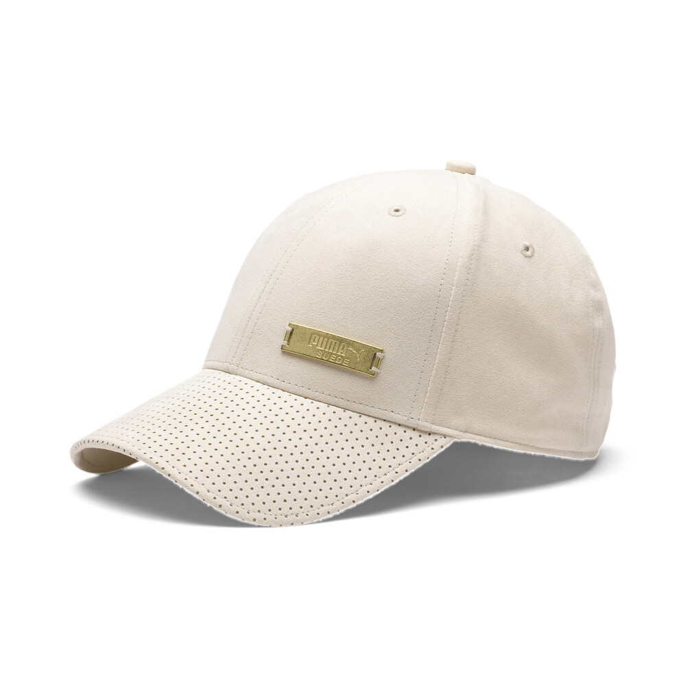 suede baseball cap