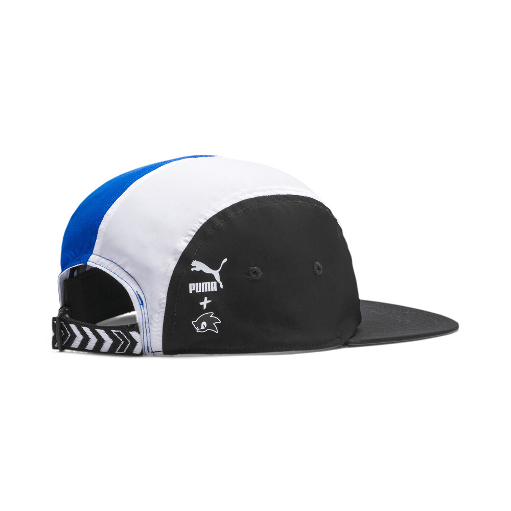 

PUMA - Детская кепка PUMA X SEGA 5-panel Cap – Puma Black-Palace Blue –, Черный