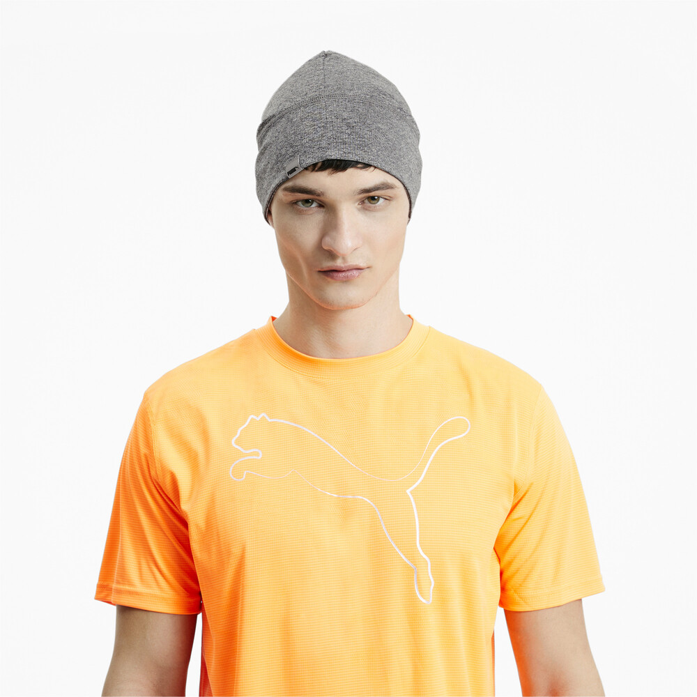

PUMA - Шапка Light Running Beanie – Medium Gray Heather –, Серый