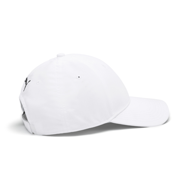 Cresting Adjustable Men's Golf Cap, Bright White, large-ZAF