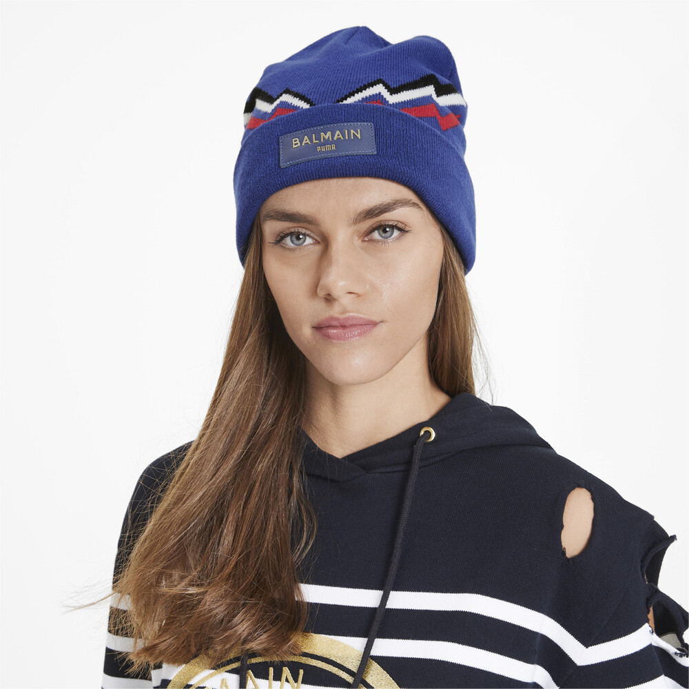 

PUMA - Шапка PUMA x BALMAIN Beanie – Mazarine Blue –, Синий