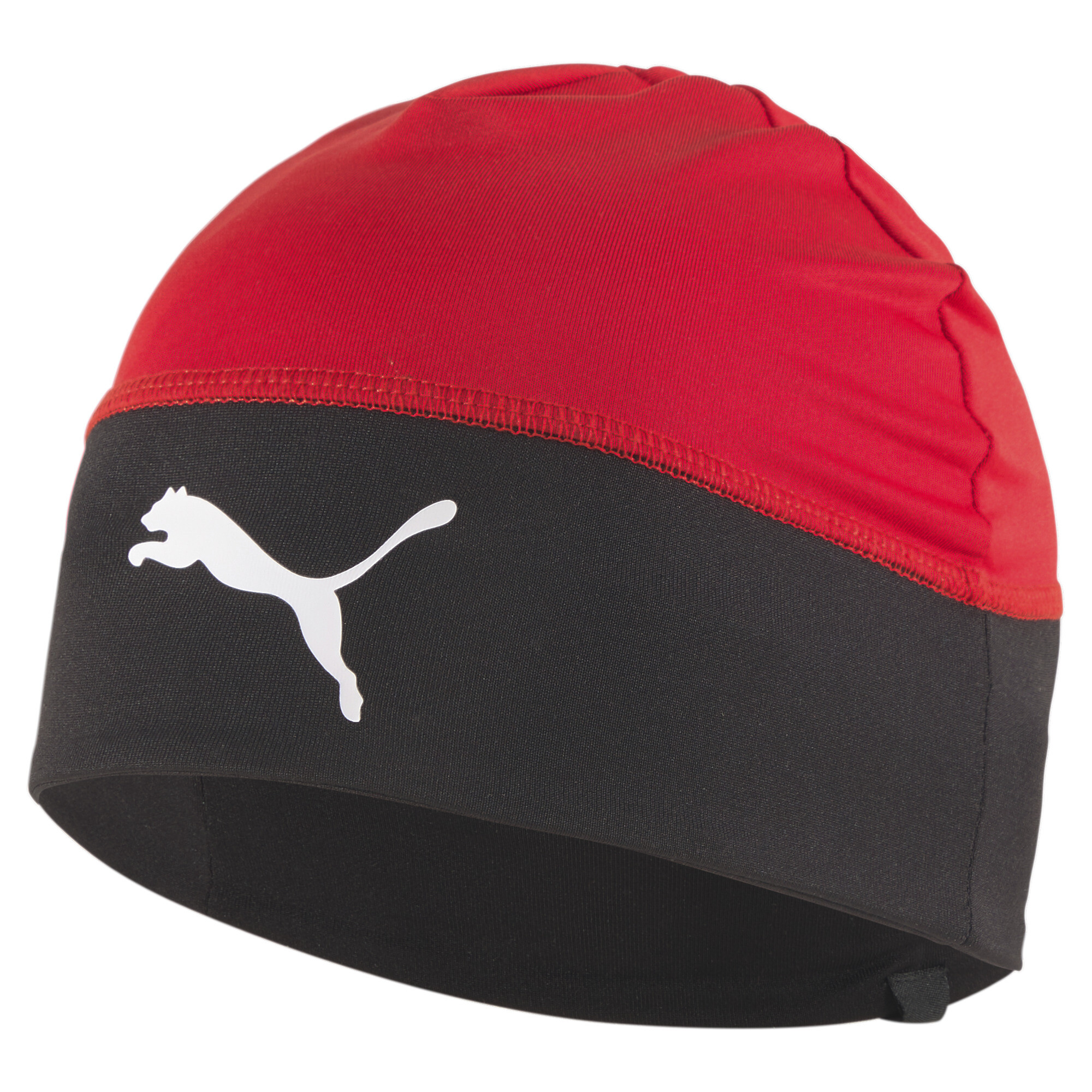 Puma LIGA Kinder Fußball-Beanie | Mit Plain | Red/Black