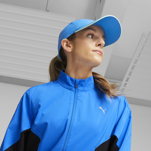 Essentials Running Cap, Ultra Blue-Speed Green, large-ZAF
