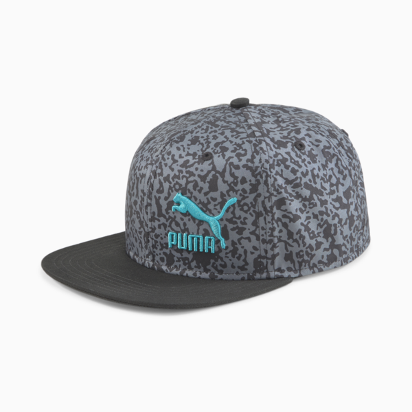 Lifestyle Colorblock Cap, Puma Black-CASTLEROCK-AOP, large-MEX