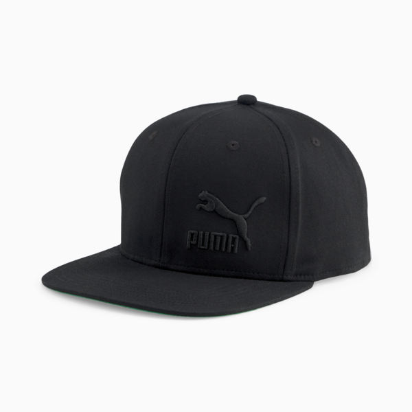 Lifestyle Colorblock Cap, PUMA Black-Archive Green, large-ZAF