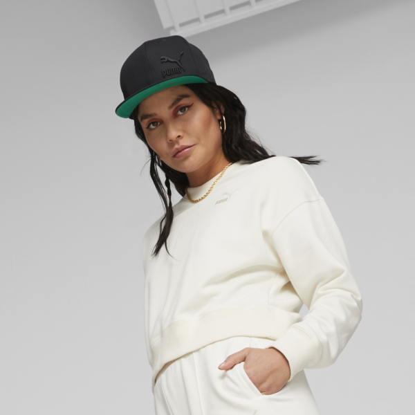 Lifestyle Colorblock Cap, PUMA Black-Archive Green, large-ZAF