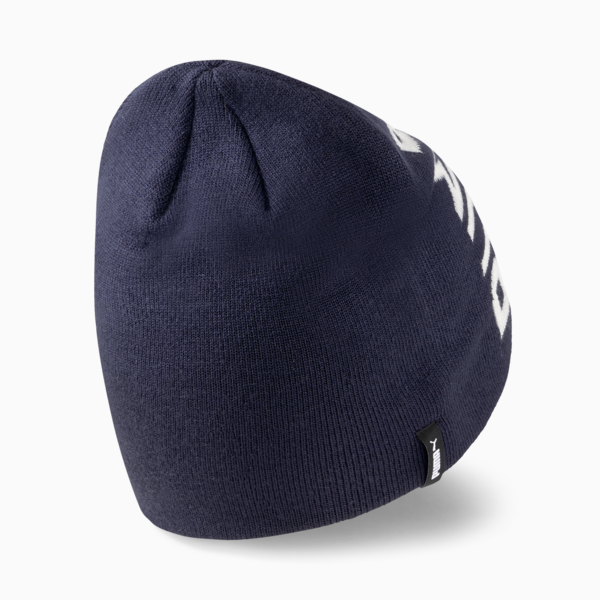 Essentials Classic Cuffless Beanie, Peacoat-Puma White, large-ZAF