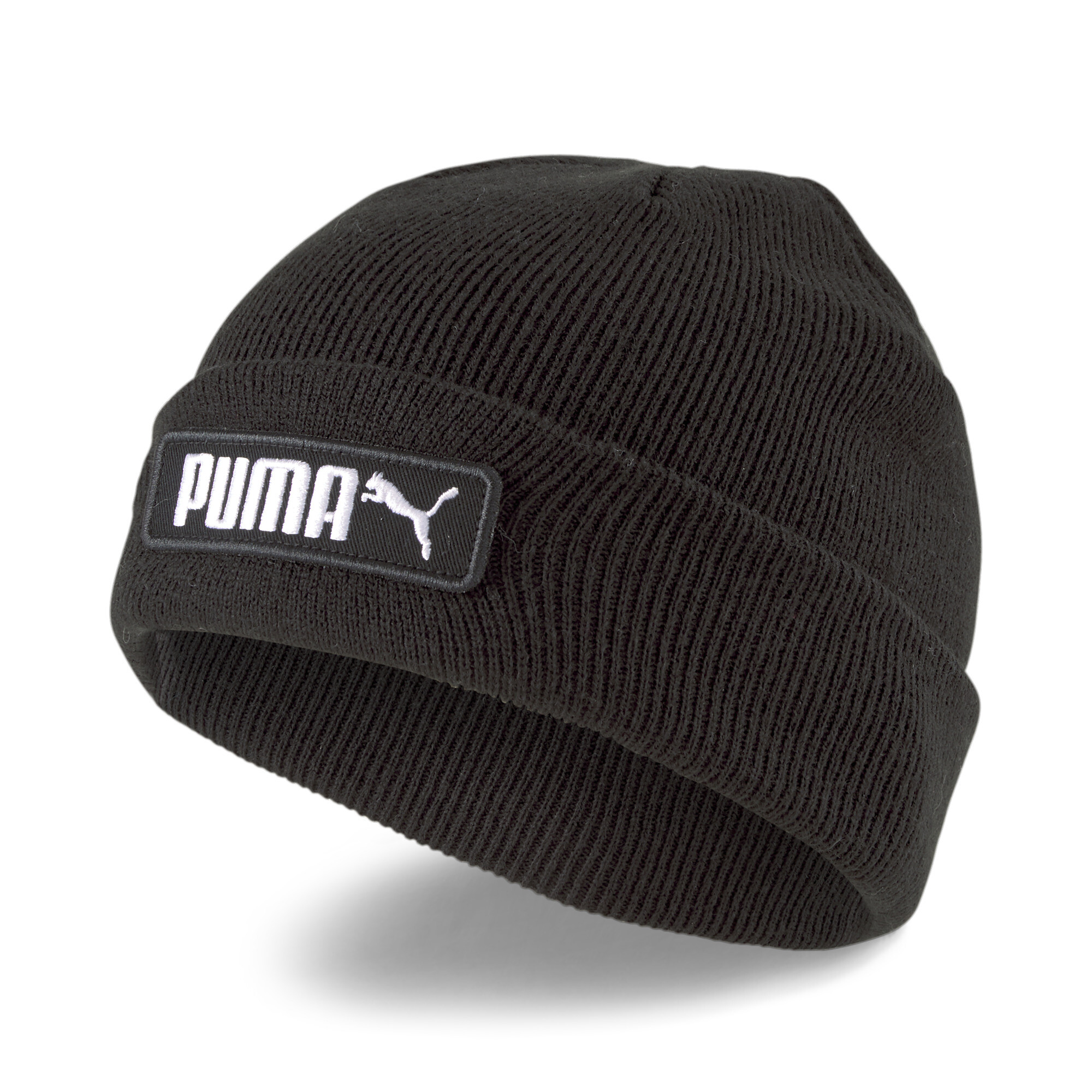 Puma Classic Cuff Youth Beanie Hat, Black, Accessories