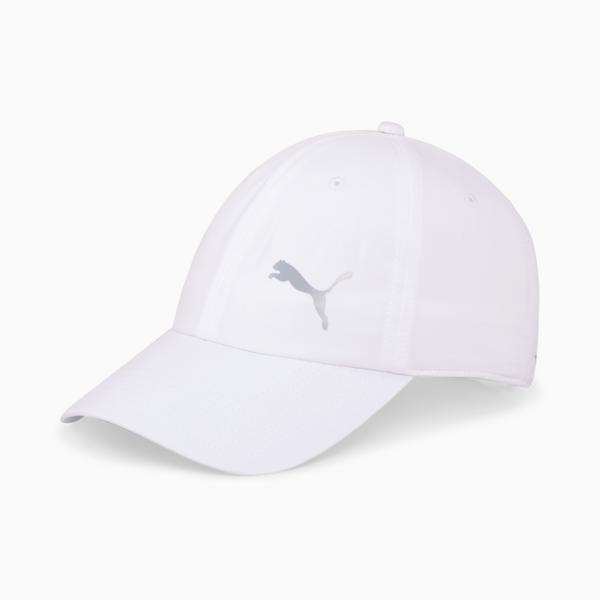 Silver Cat Running Hat, Puma White, large-ZAF