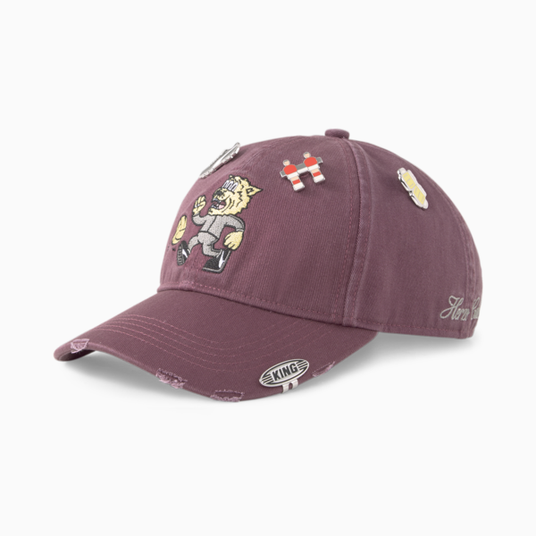 Hometown Heroes Dad Cap, Eggplant, large-MEX