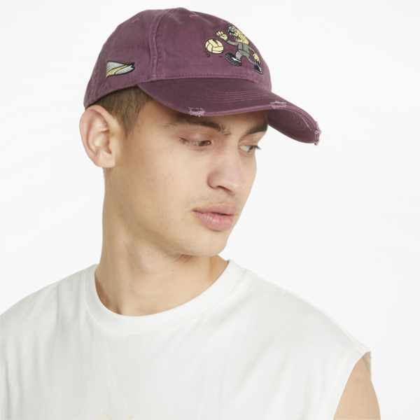Hometown Heroes Dad Cap, Eggplant, large-MEX