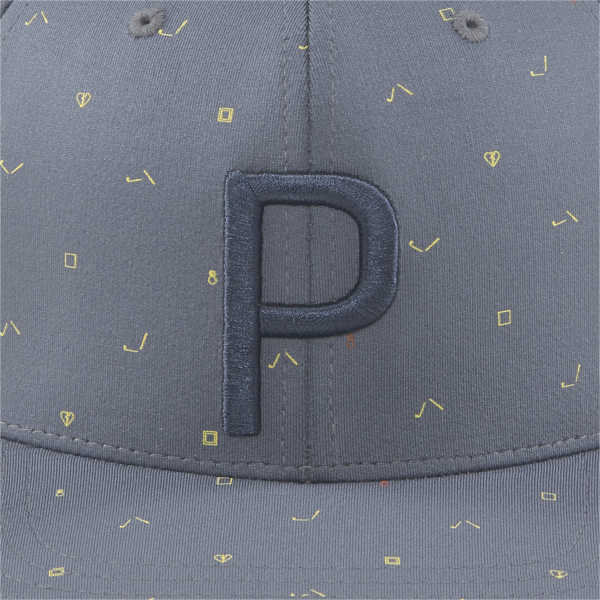 H8 Golf P Snapback Men's Golf Cap, Evening Sky-Navy Blazer, large-ZAF