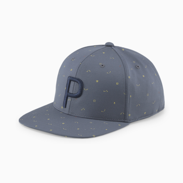 H8 Golf P Snapback Men's Golf Cap, Evening Sky-Navy Blazer, large-ZAF