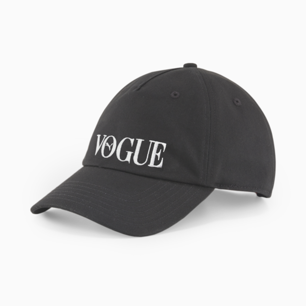 PUMA x VOGUE Women's Baseball Cap, Puma Black, large-ZAF