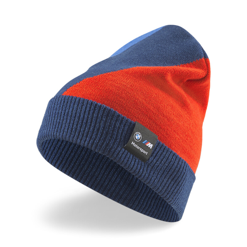 

PUMA BMW M Motorsport Classic Cuff Beanie, Black/blue