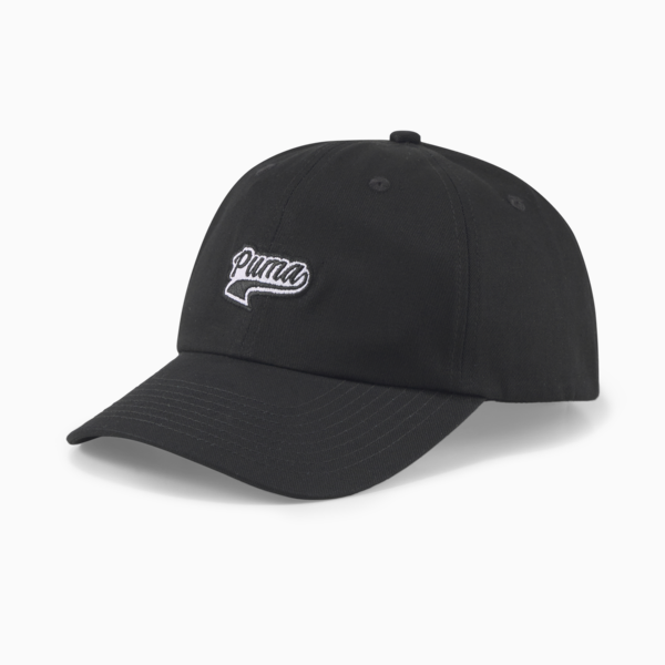 Script Logo Cap, Puma Black, large-ZAF