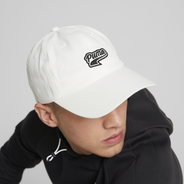 Gorra logotipo Script, Puma White, large-MEX