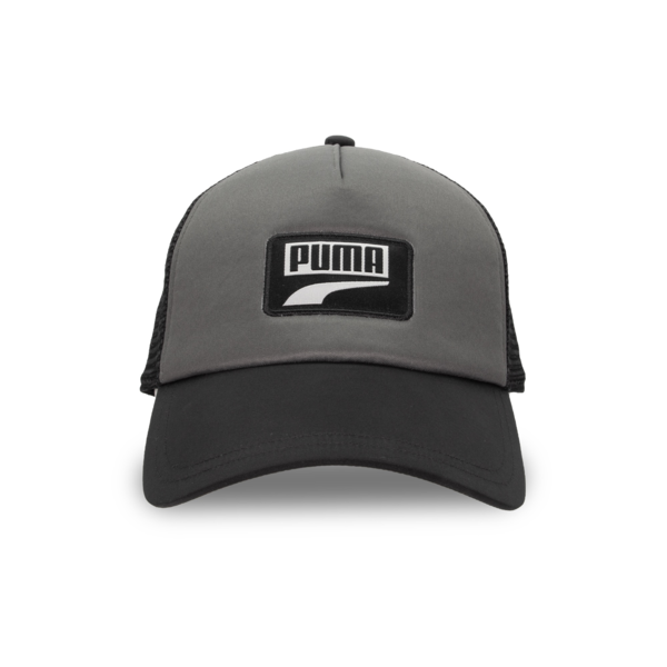 Gorra con visera curva, Puma Black-CASTLEROCK, large-ARG