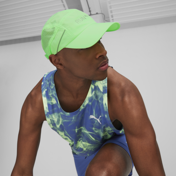 Lightweight Running Cap, Fizzy Lime, large-ZAF