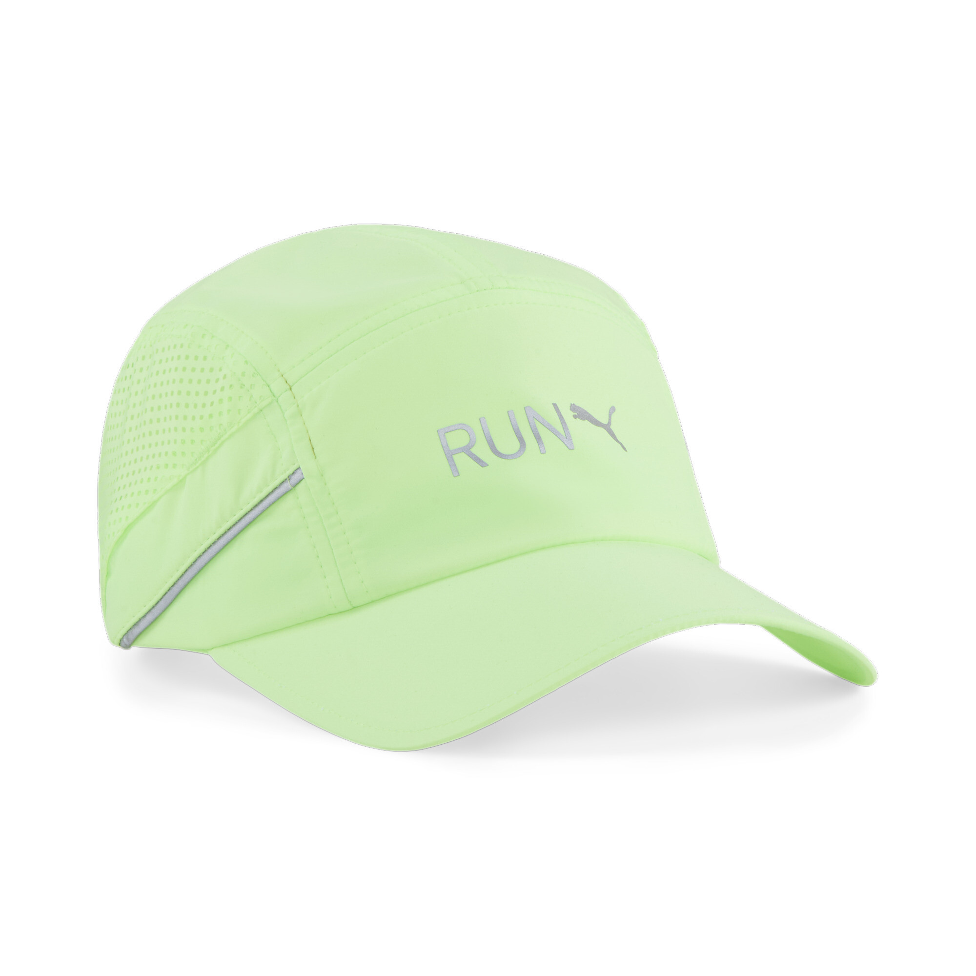 Puma Lightweight Running Cap, Green, Size Adult, Accessories