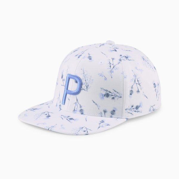 Lowlands P Snapback Golf Cap Men, Bright White-Lavendar Pop, large-ZAF