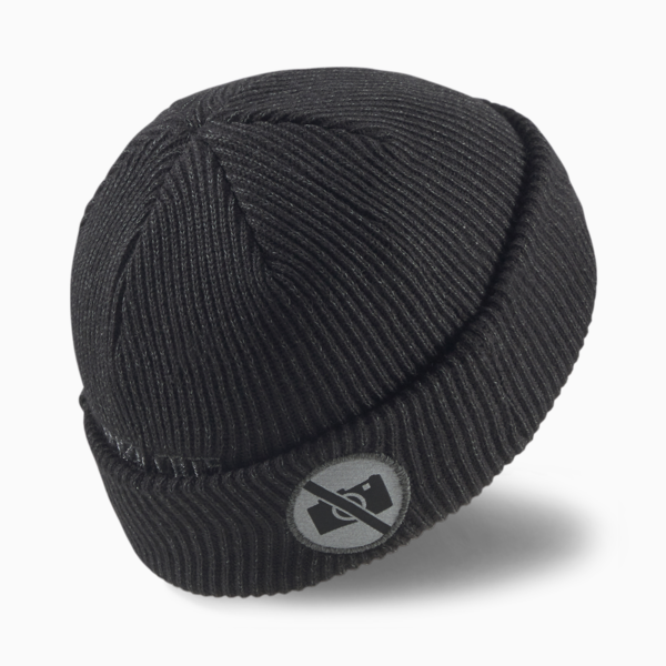 Hometown Heroes Fisherman Beanie, Puma Black-reflective, large-ZAF