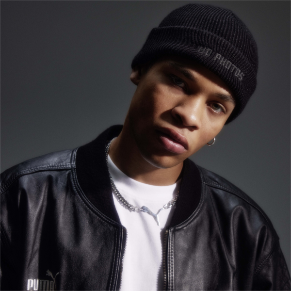 Hometown Heroes Fisherman Beanie, Puma Black-reflective, large-ZAF
