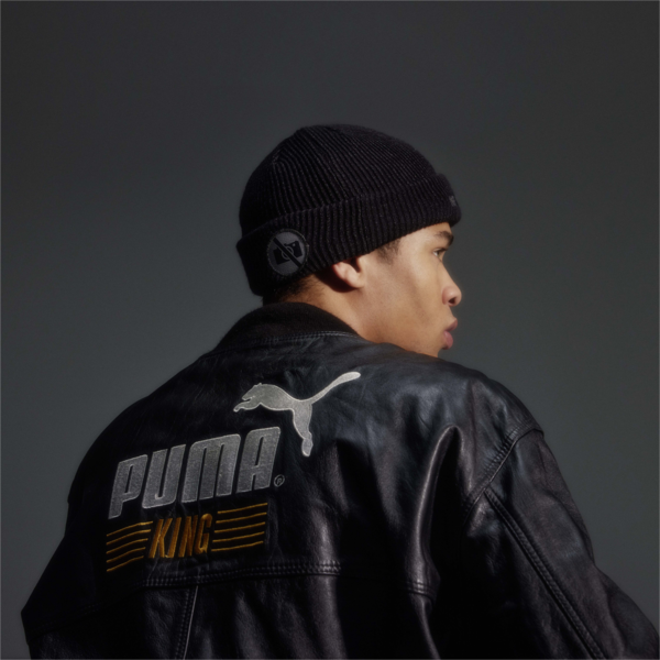 Hometown Heroes Fisherman Beanie, Puma Black-reflective, large-ZAF