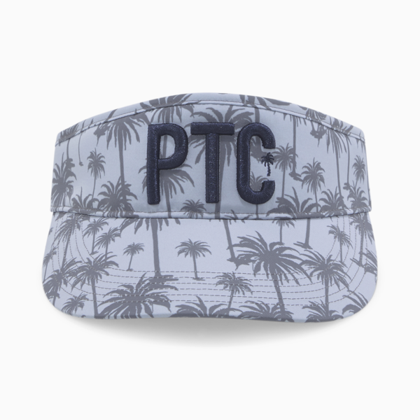 PUMA x PTC High Crown Golf Visor, High Rise-QUIET SHADE, large-ZAF