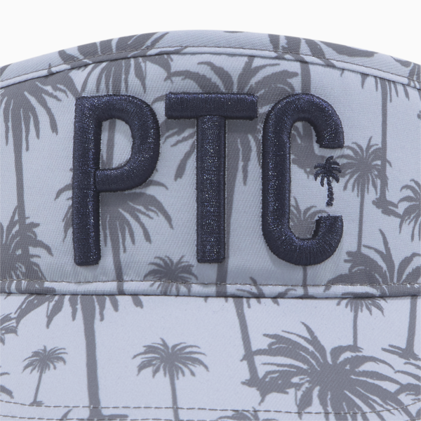 PUMA x PTC High Crown Golf Visor, High Rise-QUIET SHADE, large-ZAF