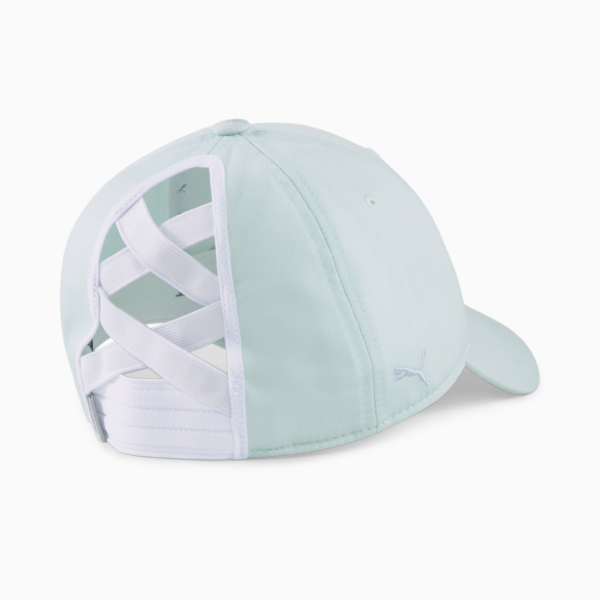 Ponytail P Golf Cap Women, Light Aqua-Light Aqua, large-ZAF