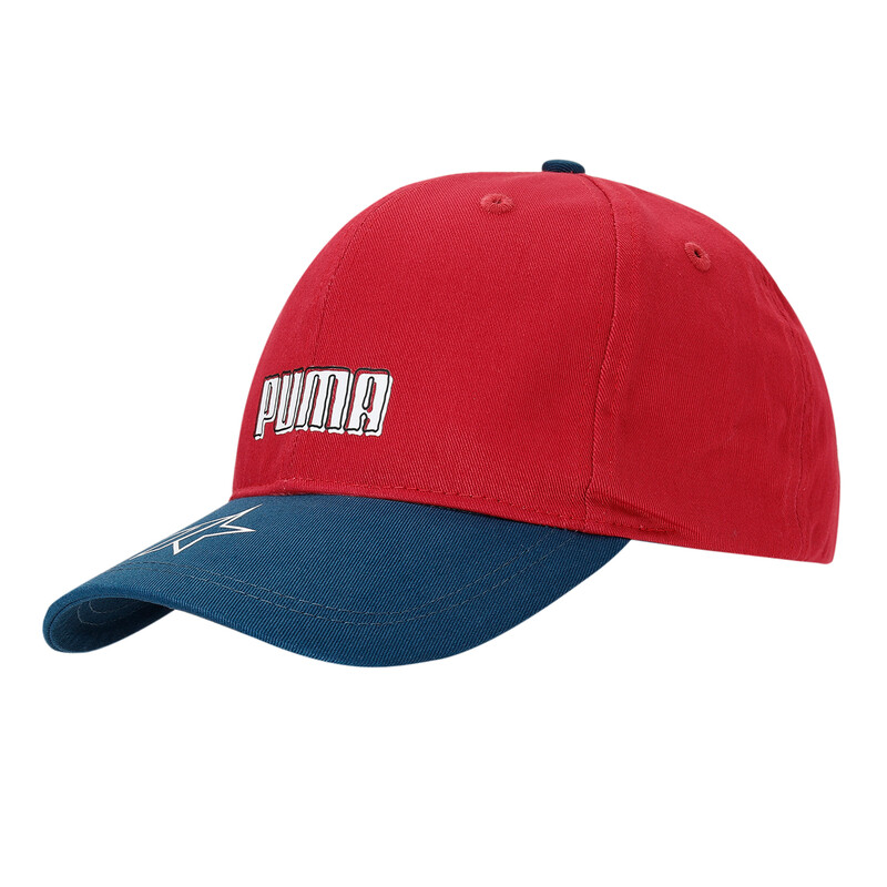 

PUMA 6-Panel Unisex Cap, Black/red/blue