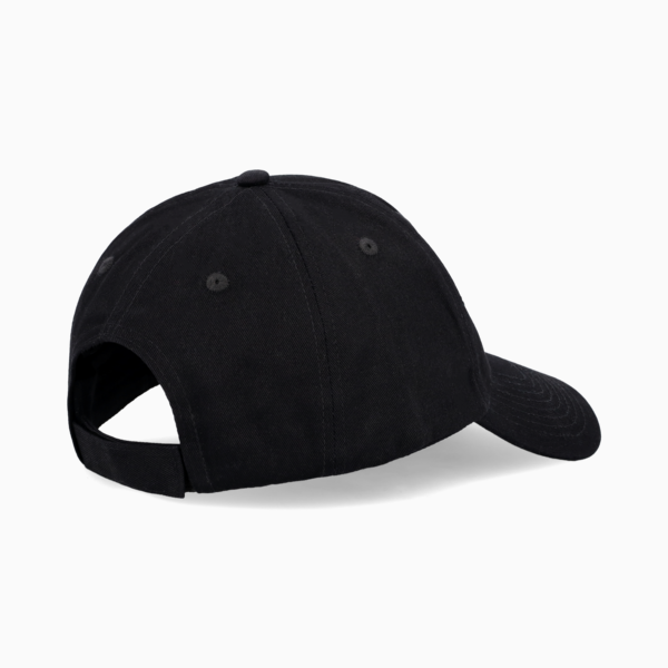 Essentials No.1 Cap, PUMA Black-Gold No1 Logo, large-ZAF