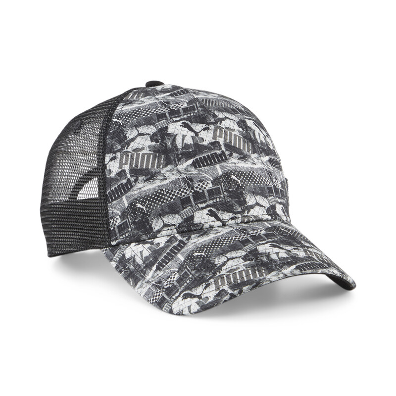 

PUMA Academy Printed Unisex Trucker Cap, White/black