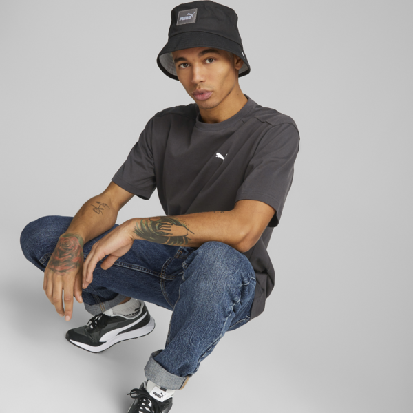 Gorro de pescador Core, PUMA Black-Platinum Gray, large-MEX