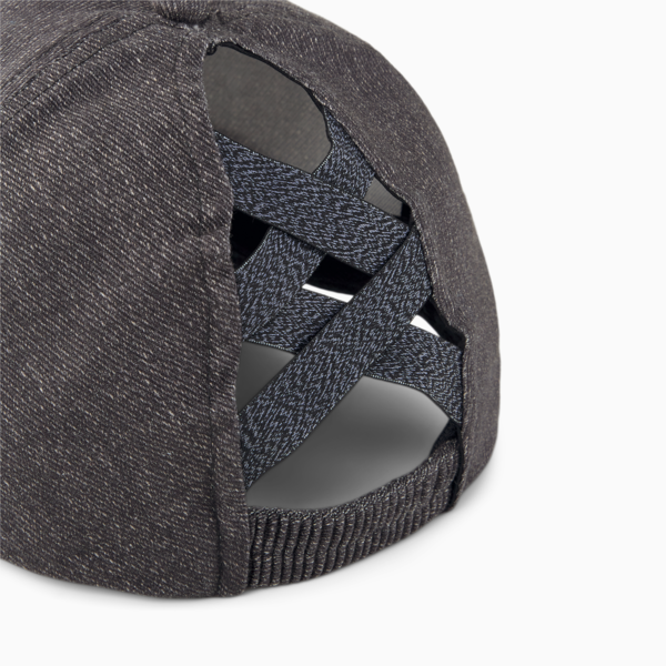 Gorra para mujer PRIME Ponytail, PUMA Black, large-ARG