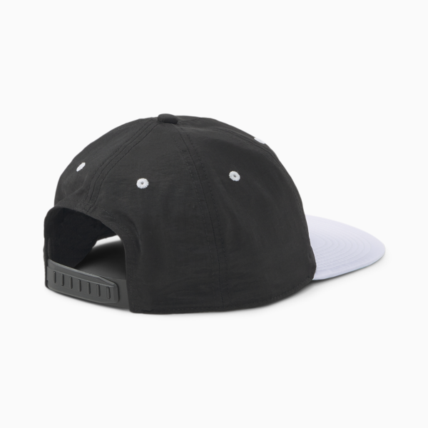 SWxP Relaxed Flat Brim Cap, PUMA Black, large-ZAF