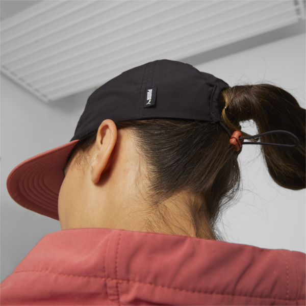 PUMA x FIRST MILE Running Cap, PUMA Black-Astro Red, large-ZAF