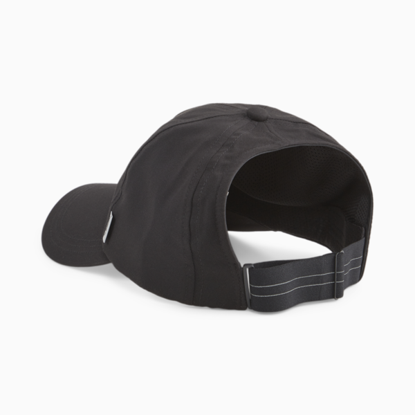 Gorra para correr para mujer Ponytail, PUMA Black, large-MEX