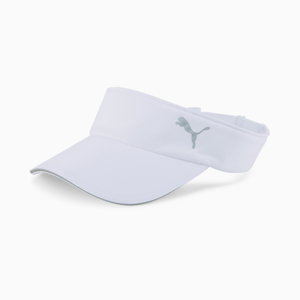 Visera para correr, PUMA White, large-MEX