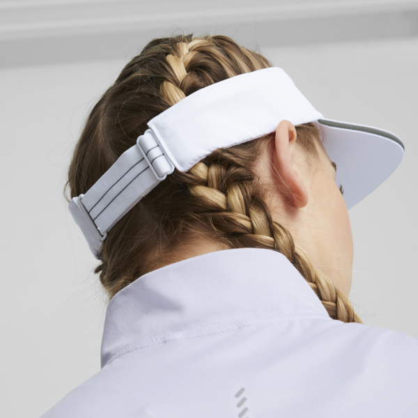 Running Visor, PUMA White, large-ZAF