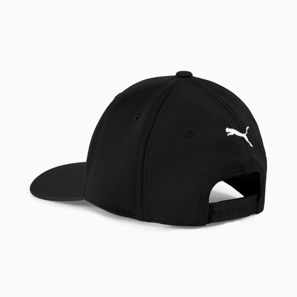 P Golf Cap, PUMA Black-White Glow, large-ZAF