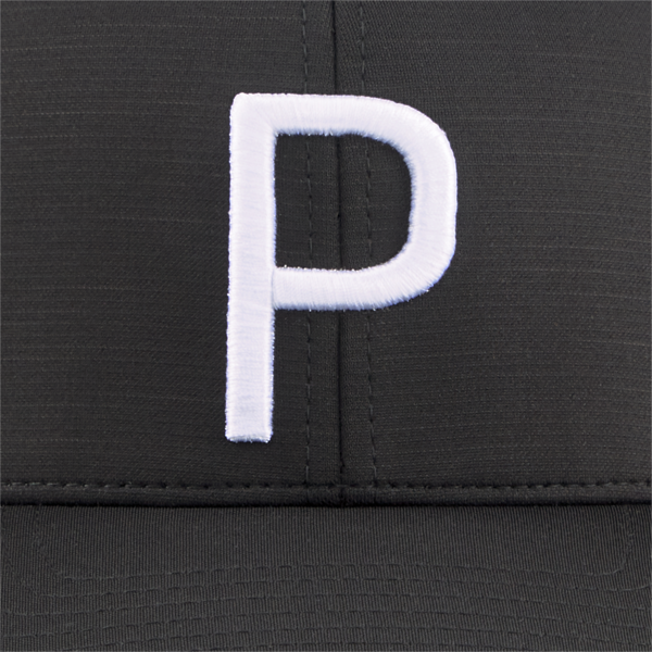 P Golf Cap, PUMA Black-White Glow, large-ZAF