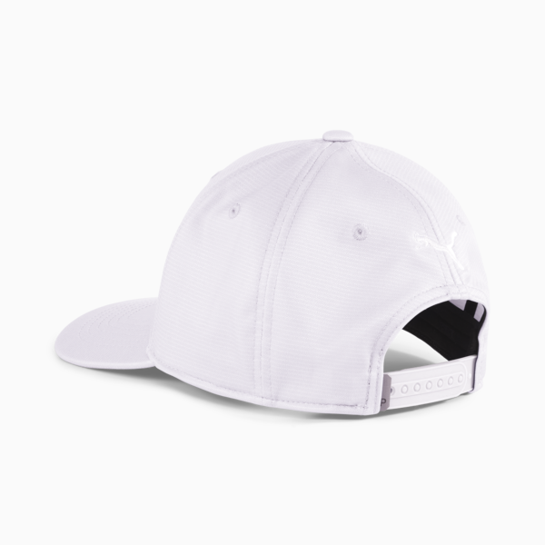 P Golf Cap, White Glow-PUMA Black, large-ZAF