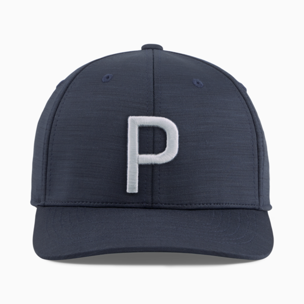 P Golf Cap, Navy Blazer-Ash Gray, large-ZAF